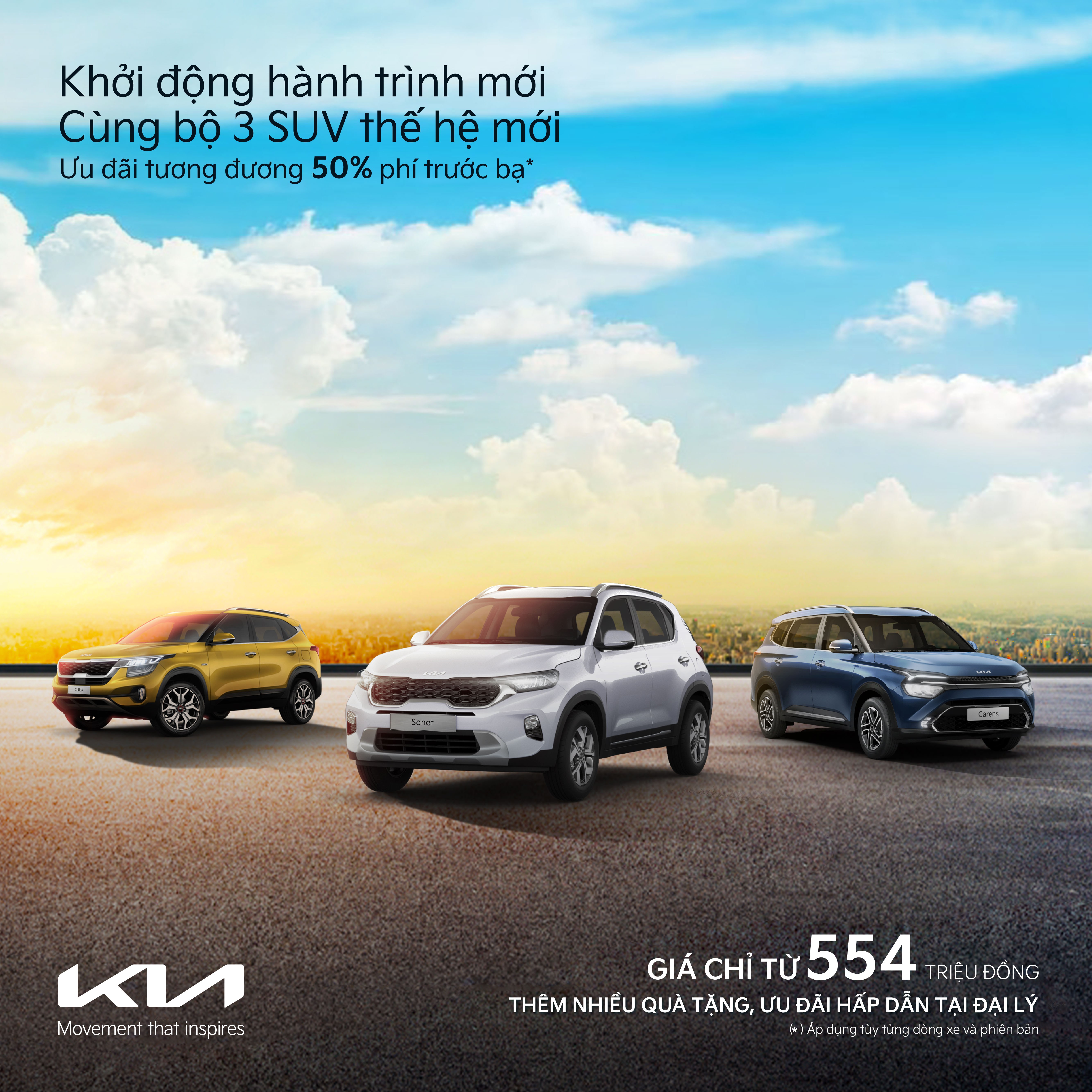 KIA GIA TĂNG ƯU ĐÃI CHO NHIỀU DÒNG XE TRONG THÁNG 3